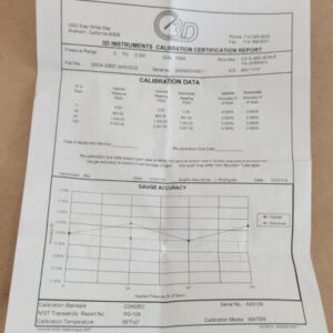 3D Instruments 25504-32B31GAD-GCO Pressure Gauge 4-1/2" 0-2000Psi 1/4" +Warranty - Image 7