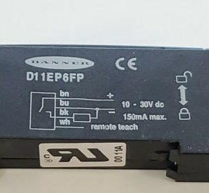 *PREOWNED* BANNER D11EP6FP TEACH-MODE SENSOR 10-30VDC + WARRANTY & FAST SHIPPED - Image 4
