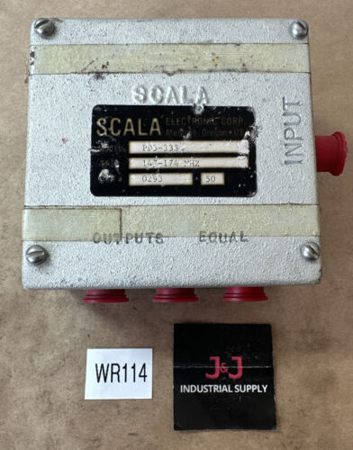 NEW SURPLUS- Scala PD3-333 147-174Mhz 50 ohms RF Power Divider || FAST SHIPPED Main Image