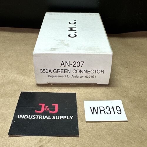 NEW IN BOX- CMC Anderson AN-207 350A Green Connector (Replacement For 6324G1) Main Image