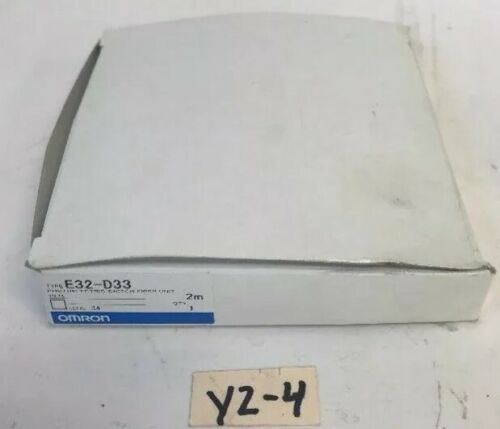 New! Omron Photoelectric Switch Fiber Unit E32-D33 *Fast Shipping* Warranty! Main Image