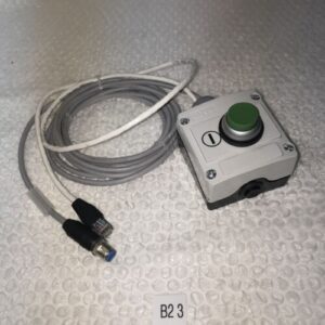 *Used LBX1 Baco Eaton C22-DH-G-K20 Green Push Button Switch Enclosure # - Image 1