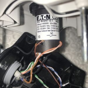 *Used LBX1 Baco Eaton C22-DH-G-K20 Green Push Button Switch Enclosure # - Image 2