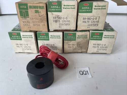 *NEW* ASCO Solenoid Valve Coil 64-982-1-D 120/60V 110/50FB + Fast Shipping!! Main Image