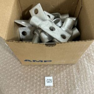 Box of 24 AMP 350 C Crimp Compression 2-Hole Lug, 350MCM, 1/2" Stud, 925/24 - Image 1
