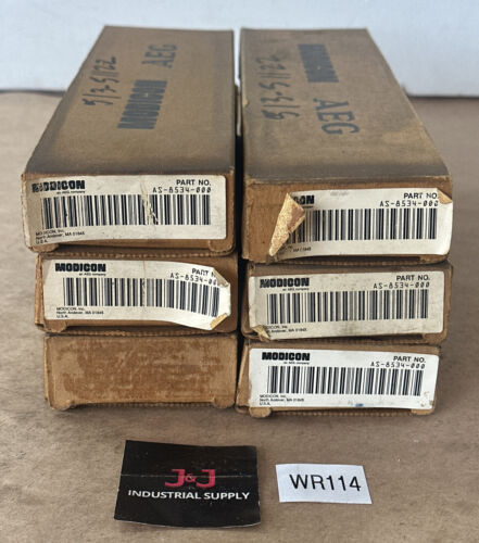 (6) BRAND NEW- AEG Modicon AS-8534-000 Modicon High-/Low- Density Connector 🇺🇸 Main Image