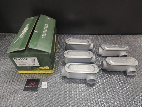 🆕️ *BOX OF 5* 1'' Dottie Threaded Conduit Body LL100CG LL Type ⚡️🇺🇸 SHIP Main Image