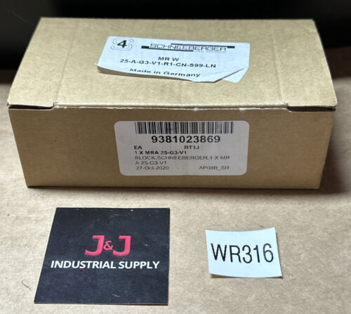 NEW IN BOX- Schneeberger Linear Guide Block MRA 25-G3-V1 || FAST SHIPPED 🇺🇸 Main Image