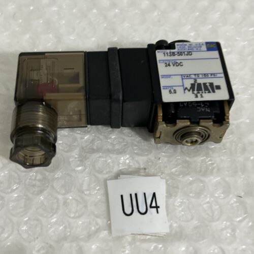 Mac 113B-501JD Solenoid Valve 24 VDC Fast Shipping!+Warranty Main Image
