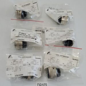 *NEW* LOT OF 6 Burndy UTG61619PN UTG/UTP Bantam Connectors + Warranty! - Image 1