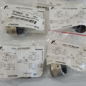 *NEW* LOT OF 6 Burndy UTG61619PN UTG/UTP Bantam Connectors + Warranty! - Image 2