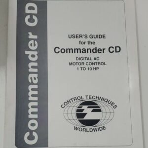 *NEW* Control Techniques Commander CD Worldwide 1.0 HP Type 1 CD75K + Warranty! - Image 9
