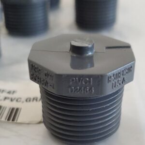 *NEW* [11] GF NSF-PW SCH80 PVC1 D2464 High Strength Threaded Plug Fittings 3/4" - Image 5