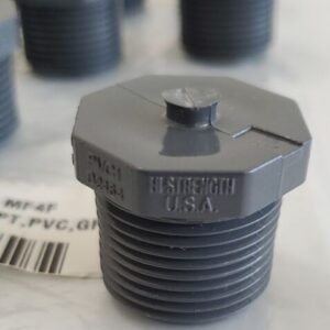 *NEW* [11] GF NSF-PW SCH80 PVC1 D2464 High Strength Threaded Plug Fittings 3/4" - Image 6