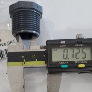 *NEW* [11] GF NSF-PW SCH80 PVC1 D2464 High Strength Threaded Plug Fittings 3/4" - Image 9