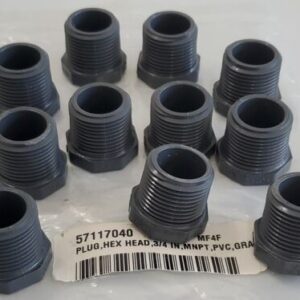 *NEW* [11] GF NSF-PW SCH80 PVC1 D2464 High Strength Threaded Plug Fittings 3/4" - Image 11