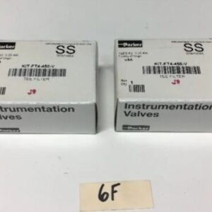 New Factory Sealed Parker KIT-FT4-450-V Tee Filters (Qty Of 2) Fast Shipping! - Image 1