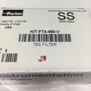 New Factory Sealed Parker KIT-FT4-450-V Tee Filters (Qty Of 2) Fast Shipping! - Image 2