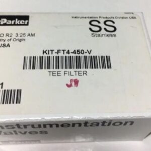 New Factory Sealed Parker KIT-FT4-450-V Tee Filters (Qty Of 2) Fast Shipping! - Image 3
