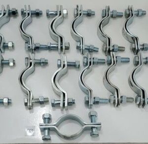 *NEW* LOT OF 17 Cooper B-Line B3140-2 ZN Pipe Clamps 2" Steel Zinc + Warranty! - Image 1