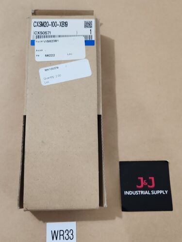 *BRAND NEW* SMC CXSM20-100-XB19 Dual Rod Cylinder 0.7MPa + Warranty! Main Image