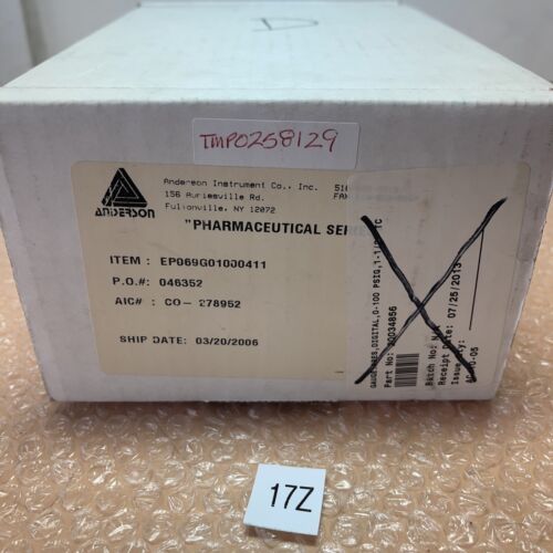 BRAND NEW- Anderson Digital Pressure Gauge & Switch EP069G01000411 0-60PSIG 🇺🇸 Main Image