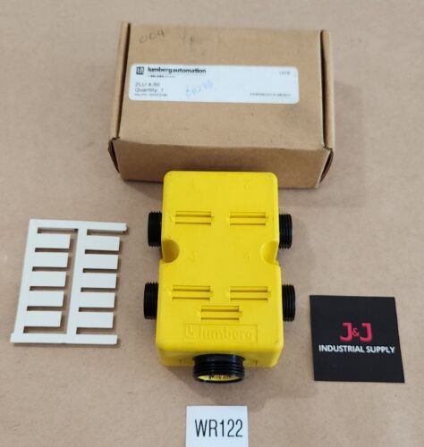NEW Lumberg Automation ZLU 4-50 Mini Actuator Sensor Distribution Box + Warranty Main Image