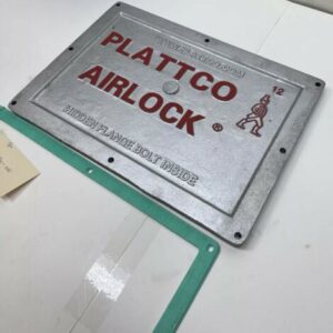 New!! Plattco Air Lock Cover w/Gaskets 20-04210-010 Cover 12”x 16-5/8” - Image 2