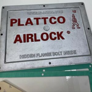 New!! Plattco Air Lock Cover w/Gaskets 20-04210-010 Cover 12”x 16-5/8” - Image 5