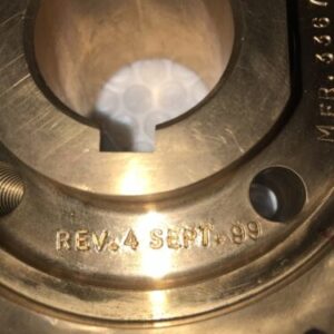 *New Worm Gear 458D885P4 4.579 Mfr.33670 Brass # - Image 4