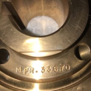 *New Worm Gear 458D885P4 4.579 Mfr.33670 Brass # - Image 5