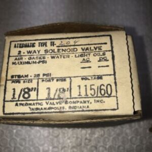 ** NEW ATKOMATIC VALVE CO.INC. TT-204 SOLENOID VALVE 1/8" !!# 60HZ # - Image 3