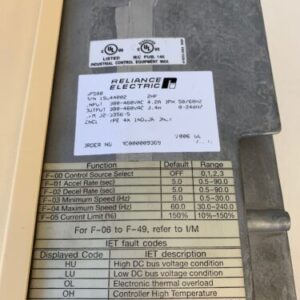Reliance Electric SP500 Easy Clean Plus VS Drive 2HP 380-460VAC *Warranty* - Image 7