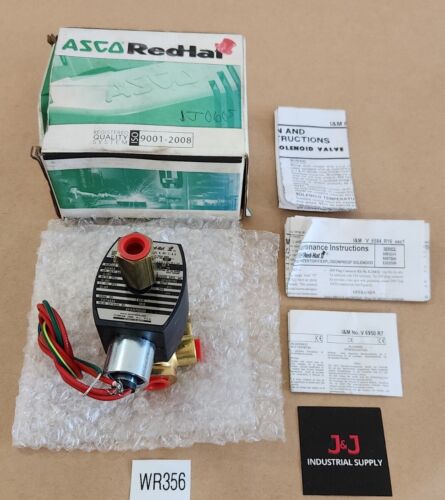 *NEW* Asco EF8317G035 Red Hat Valve 1/4" Pipe 3W NC 110/120V 50/60Hz + Warranty! Main Image