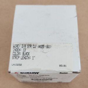 *BRAND NEW SEALED* [10] Burndy YS26LBOX Hylink 2/0 Str Cu Butt Splice + Warranty - Image 3