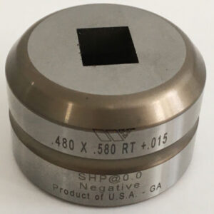 *Pre~Owned* WILSON TOOL .480 X .580 RT +.015 Negative Die + *Warranty* - Image 1