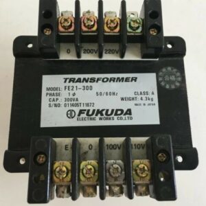 FUKUDA FE21-300 50/60Hz 1 Phase 300Va Class A Transformer + *Warranty* - Image 2