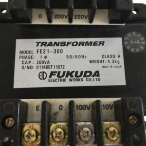 FUKUDA FE21-300 50/60Hz 1 Phase 300Va Class A Transformer + *Warranty* - Image 3