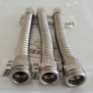*NEW* LOT OF 3 Justrite Flexible Faucet Extensions Stainless Steel + Warranty! - Image 3