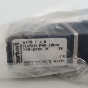 *NEW* Burkert 99589900 Pneumatic Valve 3/2 Way 5470 C 4,0 240Vdc + Warranty! - Image 4