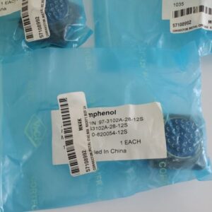 *NEW* LOT OF 3 Amphenol 97-3102A-28-12S Box Receptacle Connectors Size 28 26 Pin - Image 2
