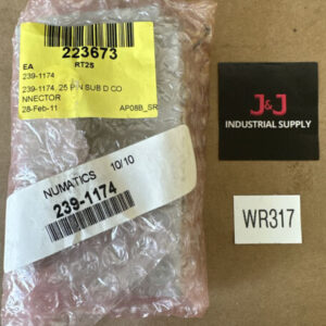 BRAND NEW- ASCO / Numatics 239-1174 25 Pin Sub-D Connector || FAST SHIPPED 🇺🇸 - Image 1