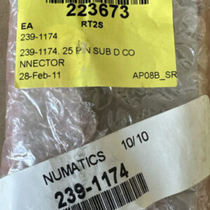 BRAND NEW- ASCO / Numatics 239-1174 25 Pin Sub-D Connector || FAST SHIPPED 🇺🇸 - Image 2