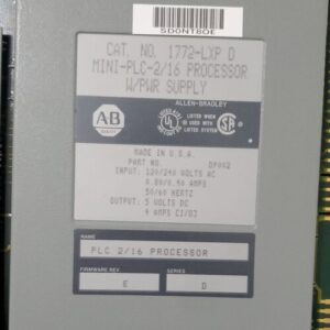 *NEW OLD STOCK* Allen Bradley 1772-LXP D Mini PLC 2/16 Processor w/ Pwr Supply - Image 3