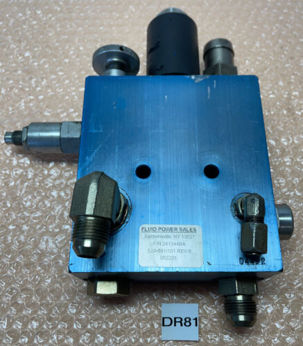 Fluid Power Sales Hydraulic Control Manifold 241344BA Hydraforce 520-891/101 B Main Image