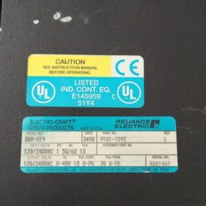 *PREOWNED* Reliance Electric Electro-Craft DDM-019 Servo Drive 240V + Warranty! - Image 7