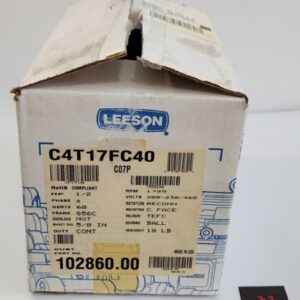*NEW* Leeson 102860.00 Electric Motor 1/2Hp 1725Rpm 3Ph 208-230/460V + Warranty! - Image 1