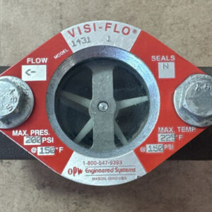 NEW NO BOX- OPW VISI-FLO 1431 1” MAX PRESS- 200PSI@150°F, MAX TEMP- 225°F@150PSI - Image 2