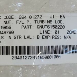 *NEW* GE U615P120 LP Slotted Nut For Turbine 2.75" ID GNUT6150220 + Warranty! - Image 10