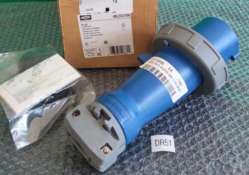 ποΈ IN BOX*Hubbell HBL360P6W IEC Pin and Sleeve Plug *WARRANTY+ πΊπΈ SHIPPED* Main Image